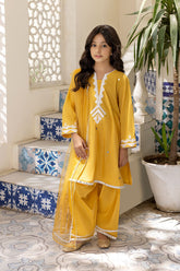 3 PC Digital Printed Lawn Shirt With Tye-N-Dye Duppata and Lawn Trouser CKP22-15